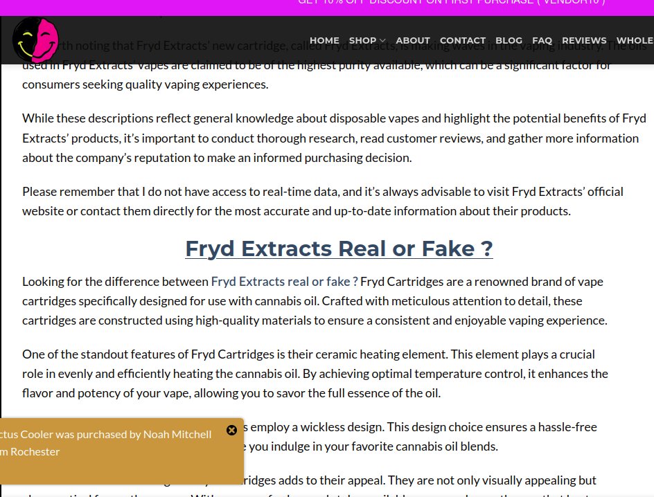 fryd blog reviews fakes 
